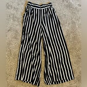 Wide Leg Striped Pants